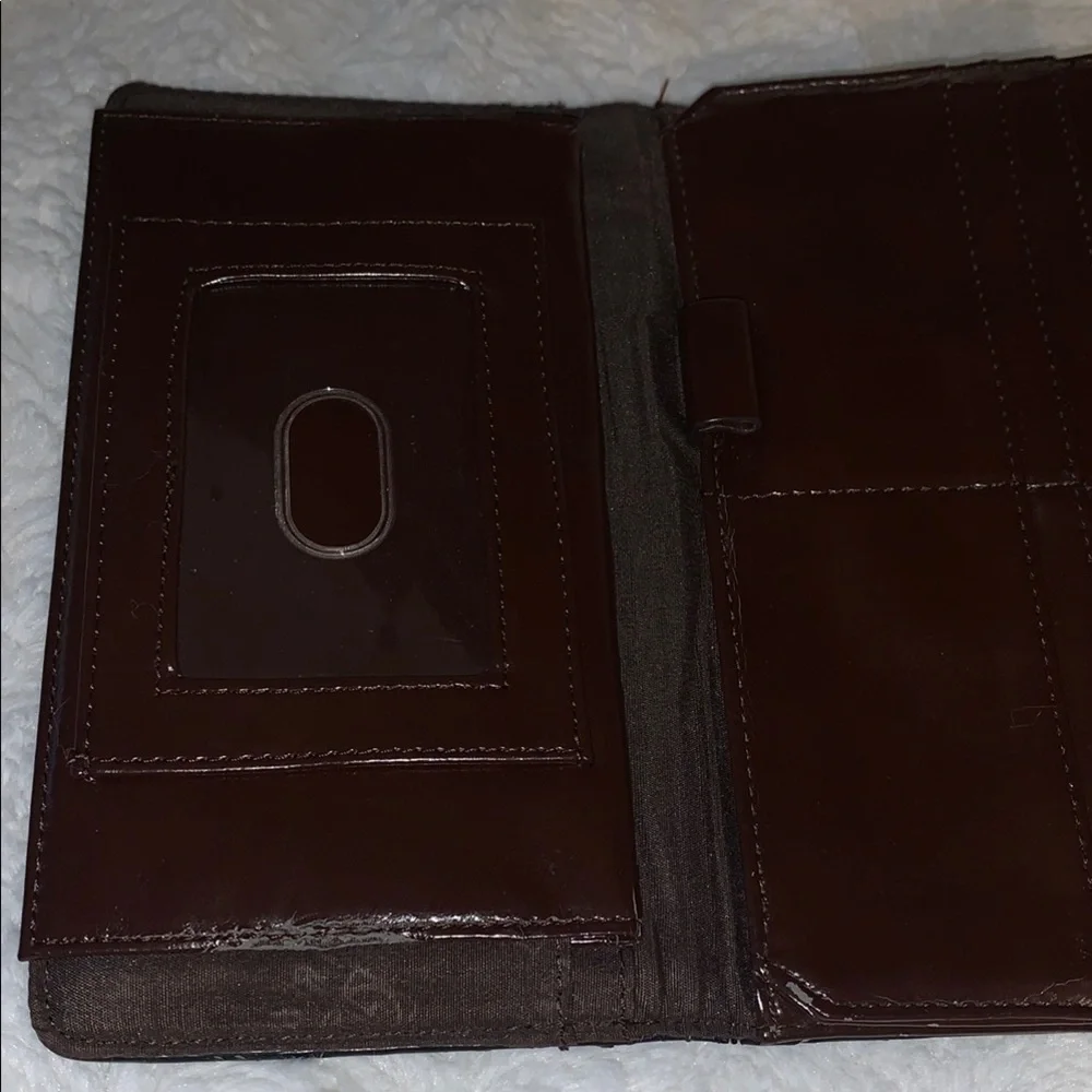 Giani Bernini Brown and Black Logo Wallet